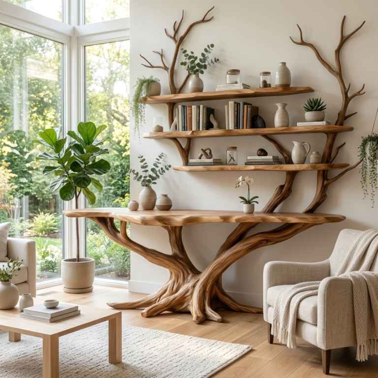 Console Table With Shelves 72798 1