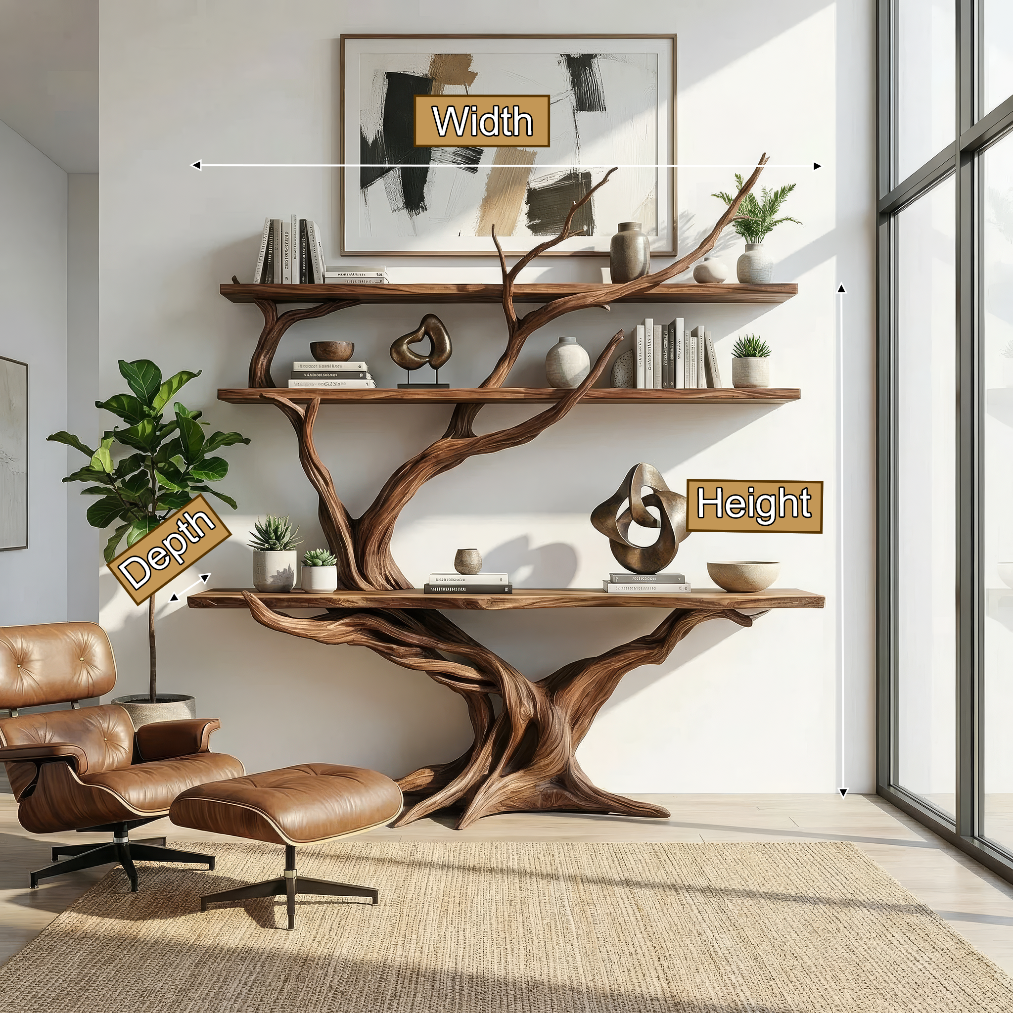 console table with shelves 3