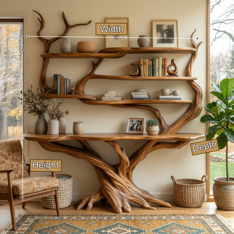 Console Table With Shelves 9059 1