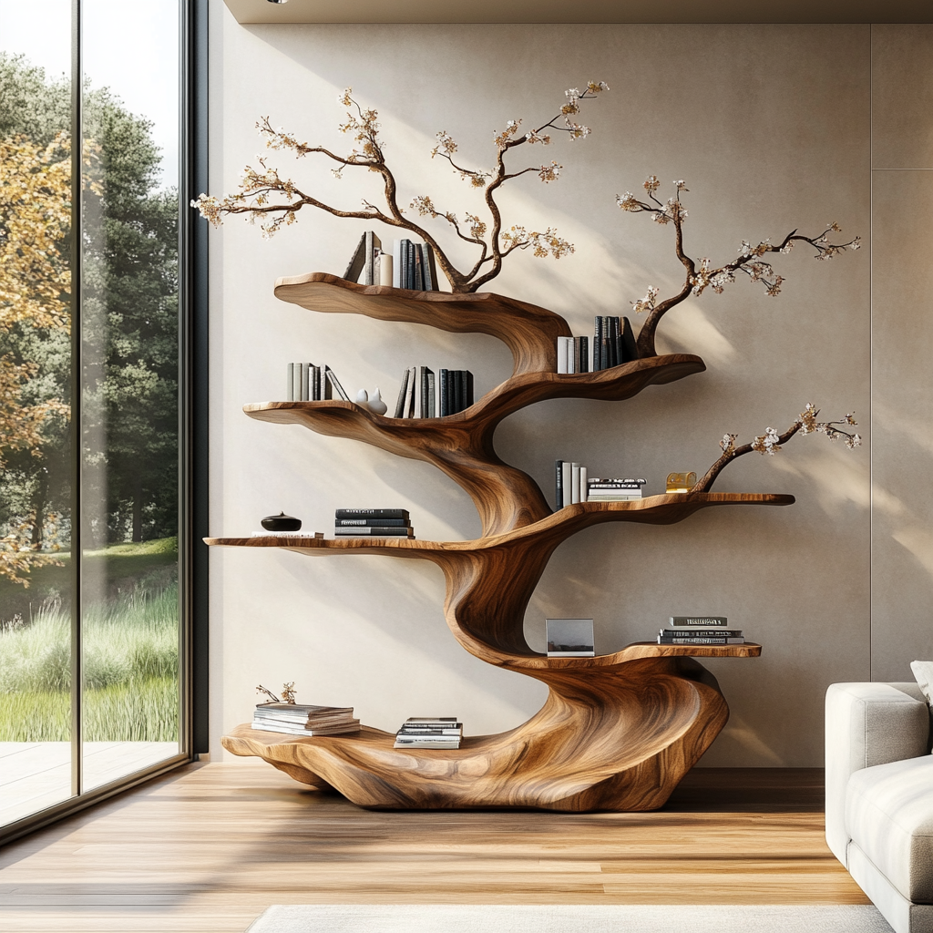 tree bookshelf 4