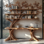 Wall Mounted Tree Bookshelf 4