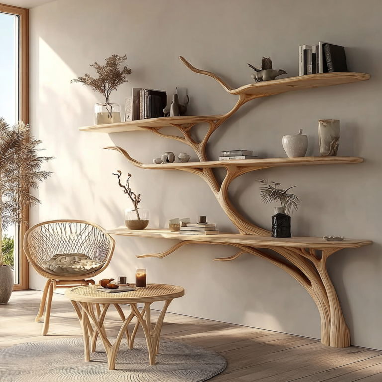 Wooden Tree Bookshelf 42307 2