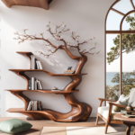 Wooden Tree Bookshelf 7071 2